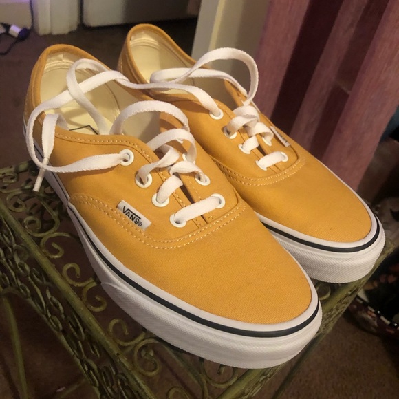 yellow skater vans